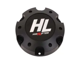 High Lifter Matte Black Bolt-In Center Cap Large