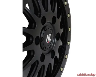 High Lifter HL24 Beadlock Wheel 15x7 6x5.5 6+1 +68mm Matte Black - 15HL24-1466