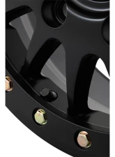 High Lifter HL24 Beadlock Wheel 15x7 6x5.5 6+1 +68mm Matte Black                                     - 15HL24-1466 - Image 4