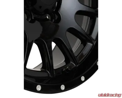 High Lifter HL25 Wheel 15x7 5x4.5 4+3 +10mm Gloss Black - 15HL25-1255