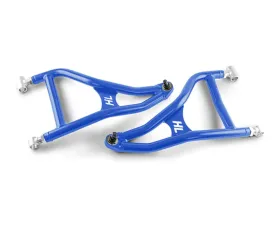 High Lifter Polaris Blue Front Forward Upper | Lower Control Arms w/ Apexx Ball Joint Polaris RZR PRO XP 2020-2023