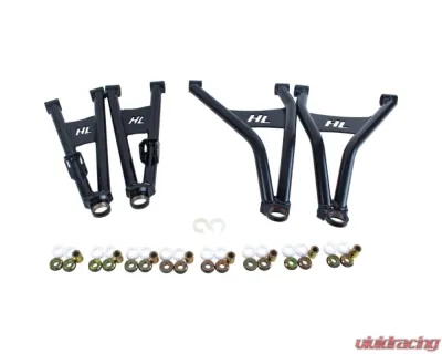 High Lifter Black Front Forward Arm Kits for Honda Pioneer 1000 2022-2023 - MCFFA-H1P-3-B