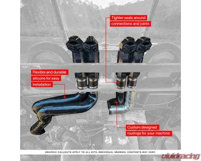 HighLifter Snorkel Your ATV Silicone Riser Kit - 71-11353