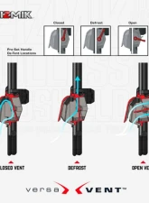 HighLifter AR2 Hard Coated Seizmik Front Toolless Windshield CFMOTO UForce 1000 2019-2025                                     - 50-55318KIT - Image 9