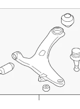 Genuine Subaru Lower Control Arm Subaru Impreza 2.5L H4 2011-2014                                     - 20202FG052 - Image 3