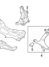 Genuine Subaru Lower Control Arm Subaru Impreza 2.5L H4 2011-2014                                     - 20202FG052 - Image 3
