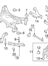 Genuine Subaru Suspension Control Arm, Rear Arm Ay Upper Left-hand Subaru Impreza | BRZ 2008-2020                                     - 20252FG011 - Image 3