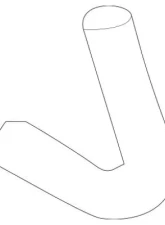 Genuine Subaru By-Pass Hose Subaru WRX STI 2016-2020                                     - 807612011 - Image 2