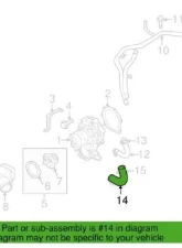 Genuine Subaru Engine Coolant By-Pass Hose Subaru WRX STI 2016-2020                                     - 807615182 - Image 3