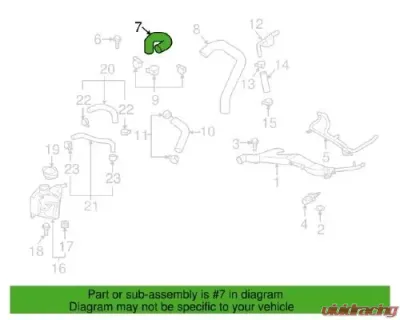 Genuine Subaru Vacuum Hose Subaru Forester 2009-2013 - 99071AC220