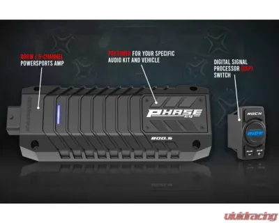 SSV Works 5 Speaker Plug & Play System for Ride Command w/ SSV Speakers Polaris Ranger XP 1000 2018-2020 - RG4-Q5ARC