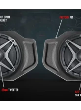 SSV Works 5 Speaker Plug & Play System for Ride Command w/ SSV Speakers Polaris Ranger XP 1000 2018-2020                                     - RG4-Q5ARC - Image 2