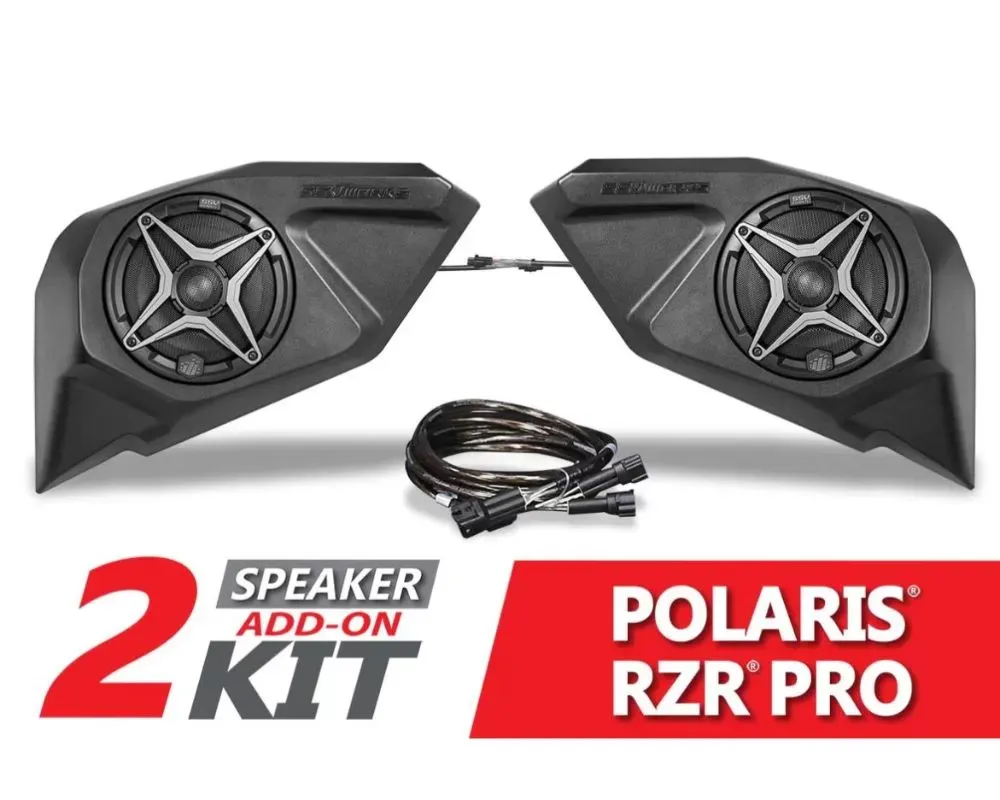 SSV Works Rear Door 6.5" Speaker Pods Unloaded Polaris RZR Pro XP 2020 - RZ5-DR65U
