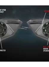 SSV Works Rear Door 6.5" Speaker Pods Unloaded Polaris RZR Pro XP 2020                                     - RZ5-DR65U - Image 3