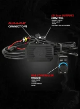 SSV Works Phase-5 V-Spec 1650watt 6-Speaker Stereo System w/ 6.5" Lower Pocket Door Pads Can-Am Maverick R 2024-2025                                     - 240-MAVR-PHZ5VTD+DFV - Image 6