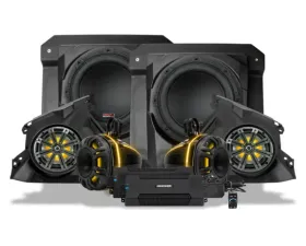 SSV Works Phase-6 K-Spec 1650watt 6-Speaker Stereo System w/ Kicker Horns Can-Am Maverick R 2024-2025