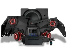 SSV Works Phase-4 V-Spec 5-Speaker 1650watt System w/ JVC Can-Am Maverick X3 2017-2024