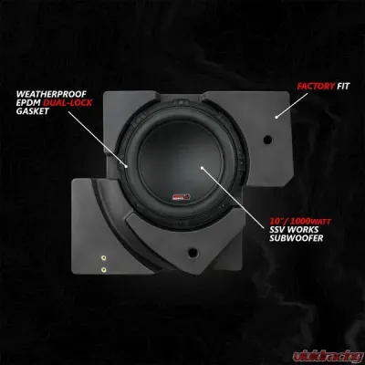 SSV Works Phase-4 V-Spec 5-Speaker 1650watt System w/ JVC Can-Am Maverick X3 2017-2024 - 240-X32-PHZ4V