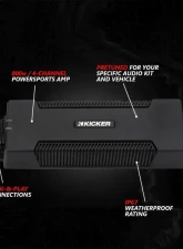 SSV Works Phase-4 V-Spec 5-Speaker 1650watt System w/ JVC Can-Am Maverick X3 2017-2024                                     - 240-X32-PHZ4V - Image 7