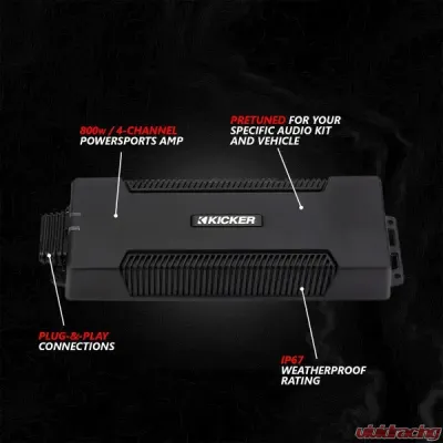 SSV Works Phase-4 V-Spec 5-Speaker 1650watt System w/ JVC Can-Am Maverick X3 2017-2024 - 240-X32-PHZ4V