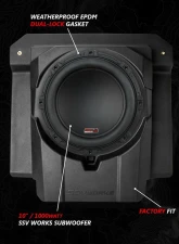 SSV Works Phase 3 V-Spec 1650 Watt 3-Speaker System Can-Am Maverick R 2024                                     - MAVR-PHZ3VTD - Image 3