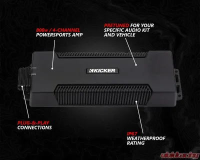 SSV Works Phase 3 V-Spec 1650 Watt 3-Speaker System Can-Am Maverick R 2024 - MAVR-PHZ3VTD
