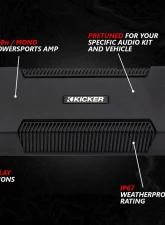 SSV Works Phase 3 V-Spec 1650 Watt 3-Speaker System Can-Am Maverick R 2024                                     - MAVR-PHZ3VTD - Image 5