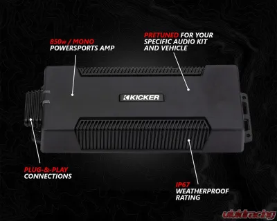 SSV Works Phase 3 V-Spec 1650 Watt 3-Speaker System Can-Am Maverick R 2024 - MAVR-PHZ3VTD