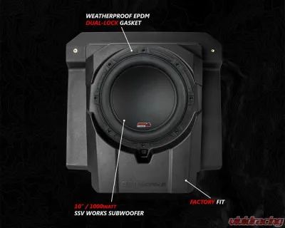 SSV Works Phase 4 A-Spec 800 Watt 5-Speaker System Can-Am Maverick R 2024 - MAVR-PHZ4ATD