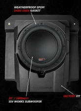 SSV Works Phase 4 V-Spec 1650 Watt 5-Speaker System Can-Am Maverick R 2024                                     - MAVR-PHZ4VTD - Image 3