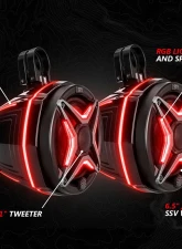 SSV Works Phase 4 V-Spec 1650 Watt 5-Speaker System Can-Am Maverick R 2024                                     - MAVR-PHZ4VTD - Image 4