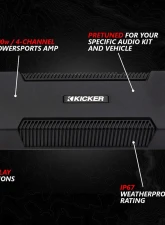 SSV Works Phase 4 V-Spec 1650 Watt 5-Speaker System Can-Am Maverick R 2024                                     - MAVR-PHZ4VTD - Image 5