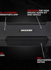 SSV Works Phase 5 V-Spec 1650 Watt 6-Speaker System Can-Am Maverick R 2024                                     - MAVR-PHZ5VTD - Image 5