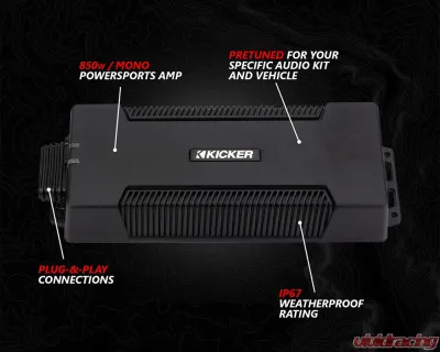SSV Works Phase 5 V-Spec 1650 Watt 6-Speaker System Can-Am Maverick R 2024 - MAVR-PHZ5VTD