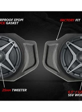 SSV Works A-Spec SSV Works 3-Speaker Audio System w/ JVC Polaris Ranger XP 1000 2018-2024                                     - RG4-Q3A1 - Image 2