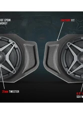 SSV Works Ride Command 3-Speaker SSV Audio System Polaris Ranger XP 1000 2018-2024                                     - RG4-Q3ARC - Image 2