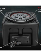 SSV Works Underseat 10" SSV Works V Series Subwoofer Polaris Ranger XP 1000 2018-2024                                     - RG4-SB10V - Image 3