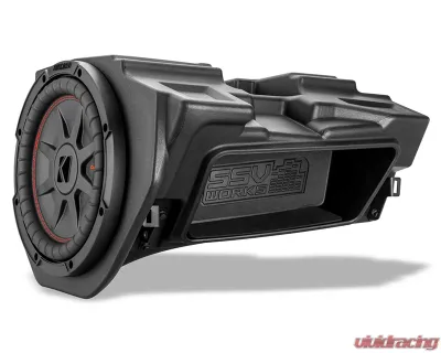 SSV Works Glove Box 10" SSV Works V Series Subwoofer Enclosure Polaris RZR 2014+ - RZ4-GB10V