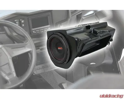 SSV Works Glove Box 10" SSV Works V Series Subwoofer Enclosure Polaris RZR 2014+ - RZ4-GB10V