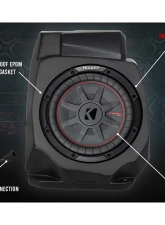 SSV Works Underdash 10" SSV V-Spec Subwoofer Enclosure Polaris RZR Pro 2020-2024                                     - RZ5-UD10V - Image 3