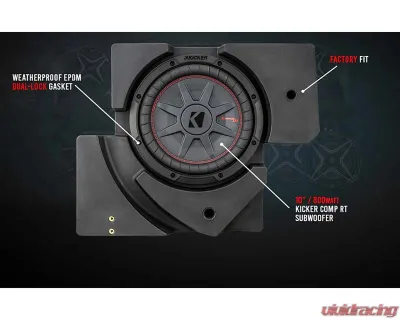 SSV Works Underseat Driverside 10" SSV Works V Series Subwoofer Can-Am X3 2017-2024 - X32-DUS10V