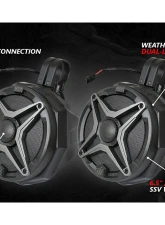 SSV Works A-Spec SSV Works 5-Speaker Audio System w/ JVC Polaris Ranger XP 1000 2018-2024                                     - RG4-Q5A1 - Image 4