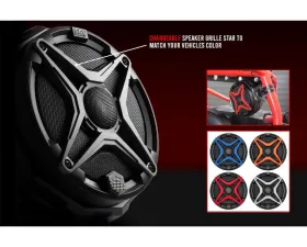 SSV Works 6.5in Speaker Blue Interchangeable Color Grilles Pair