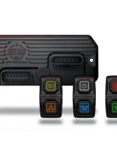 SSV Works Sierra6 6-Output 3-Rocker Electronic Accessory Smart Switcher Universal w/ 10ft Brain Power Cable Length                                     - 230-SW-RS6-10 - Image 9