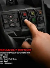 SSV Works Sierra6 6-Output 3-Rocker Electronic Accessory Smart Switcher Universal w/ 10ft Brain Power Cable Length                                     - 230-SW-RS6-10 - Image 4