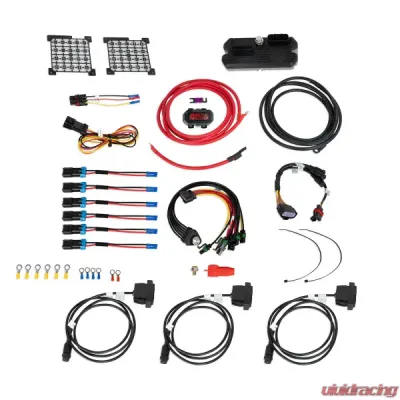 SSV Works Sierra6 6-Output 3-Rocker Electronic Accessory Smart Switcher Universal w/ 10ft Brain Power Cable Length - 230-SW-RS6-10