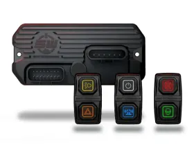 SSV Works Sierra6 6-Output 3-Rocker Electronic Accessory Smart Switcher Universal w/ 3ft Brain Power Cable Length