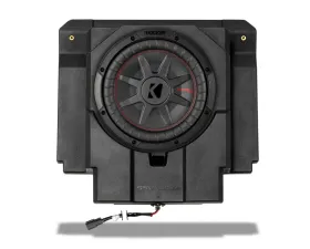 SSV Works Rear-Seat Subwoofer Enclosure w/ Kicker Comp RT 850w 2ohm Subwoofer Can-Am Maverick R 4-Seater 2024-2026