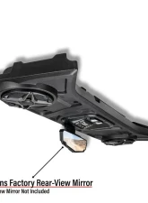 SSV Works 2-Speaker Overhead Soundbar w/ MRB3S Bluetooth Radio & Built-in Dome Light Polaris RZR XP | XP 4 1000 2024+                                     - 250-WP3-RXP1O2A - Image 3