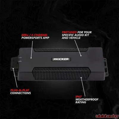 SSV Works Phase-6 K-Spec 6-Speaker 1650watt System w/JVC Can-Am X3 2017-2026 - 240-X32-PHZ6KL